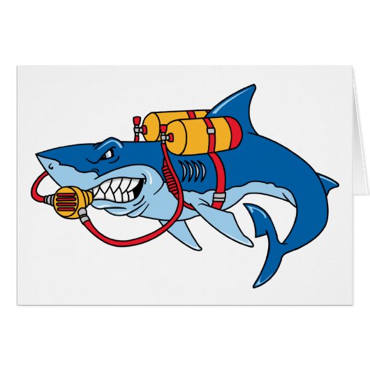 Out Of Water Shark Cards (Front Horizontal)