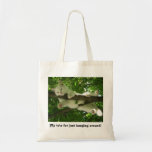 Out On A Limb Cat Tote Bag
