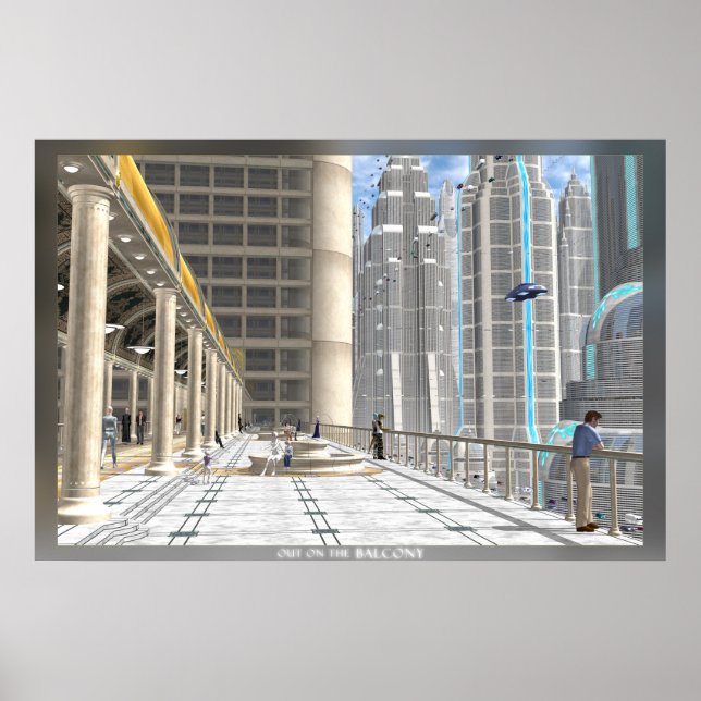 Out On The Balcony Poster (Front)