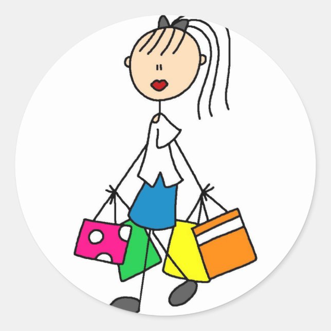 Out Shopping Sticker (Front)