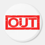 Out Stamp Magnet