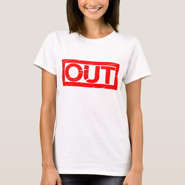 Out Stamp T-Shirt (Front)