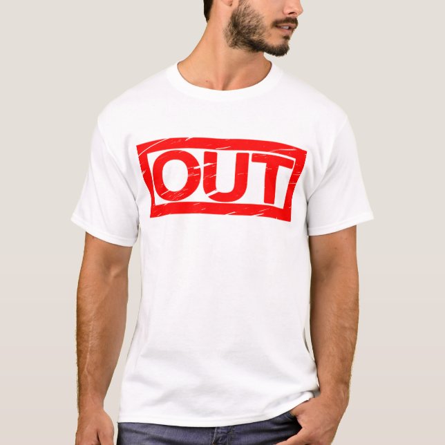 Out Stamp T-Shirt (Front)