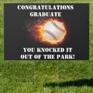 OUT THE PARK GRADUATE  SIGN