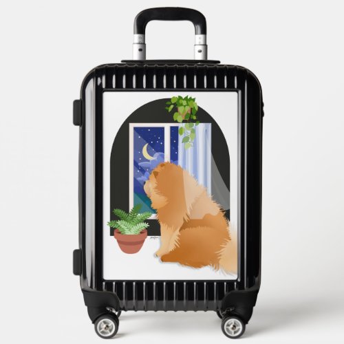  OUT THERE SOMEWHERE  Chow carryon suitcase
