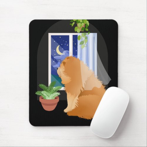 OUT THERE SOMEWHERE  Chow mousepad