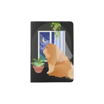 Out There Somewhere  Chow Passport Cover by electra_cute at Zazzle