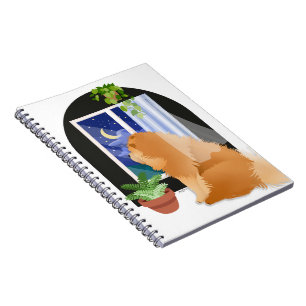 OUT THERE SOMEWHERE Chow spiral notebook