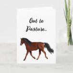 Out to Pasture Retirement Card