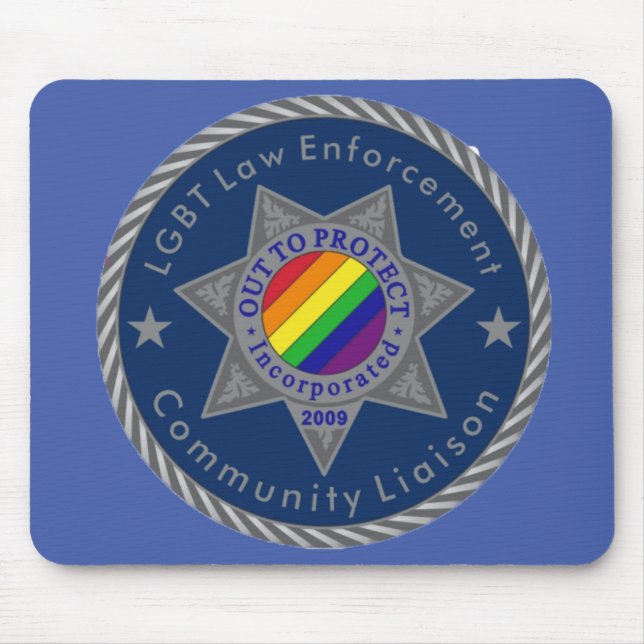 Out To Protect LGBT Liaison Mouse Pad (Front)