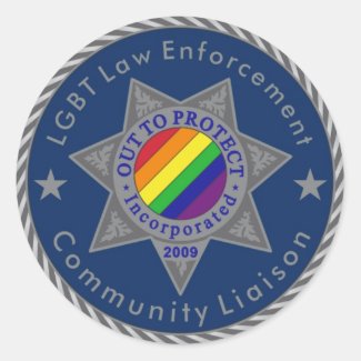 Out To Protect LGBT Liaison Sticker