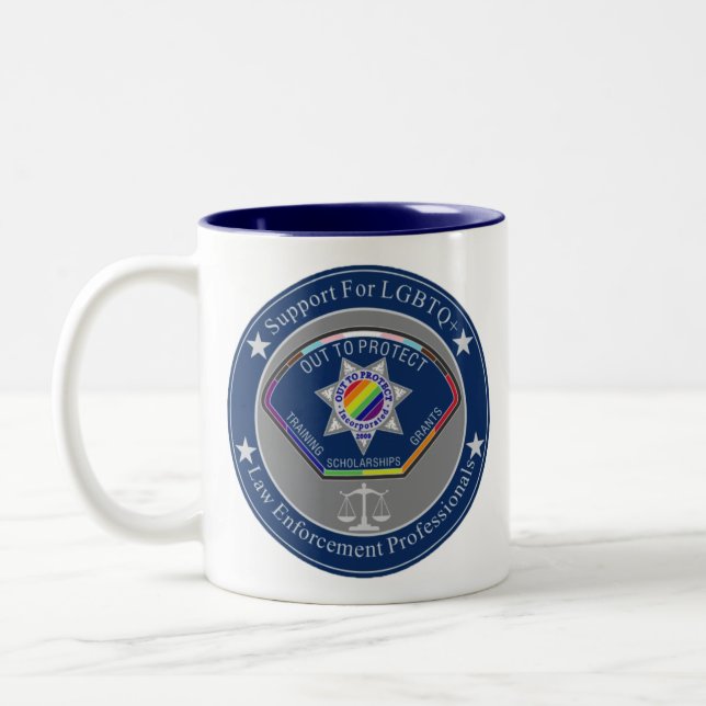 Out To Protect Logo Mug (Left)