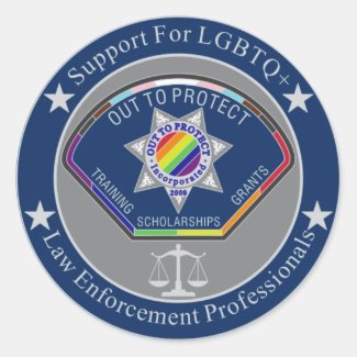 Out To Protect Logo Sticker