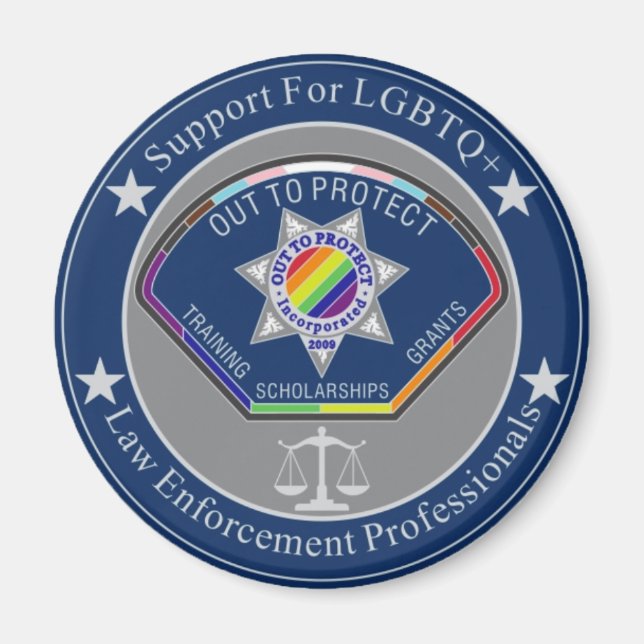 Out To Protect Magnet Logo (Front)