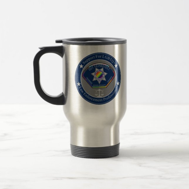 Out To Protect Travel Mug (Left)