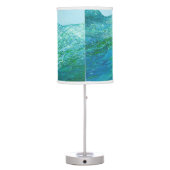 Out To Sea Ocean Wave Beach Coastal Home Lamp (Back)
