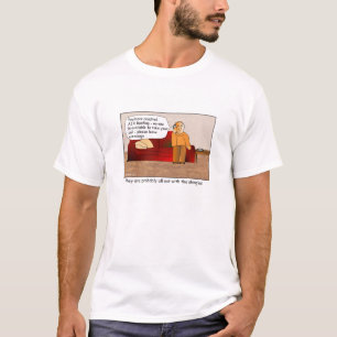 Out with the Shingles Cartoon T-shirt
