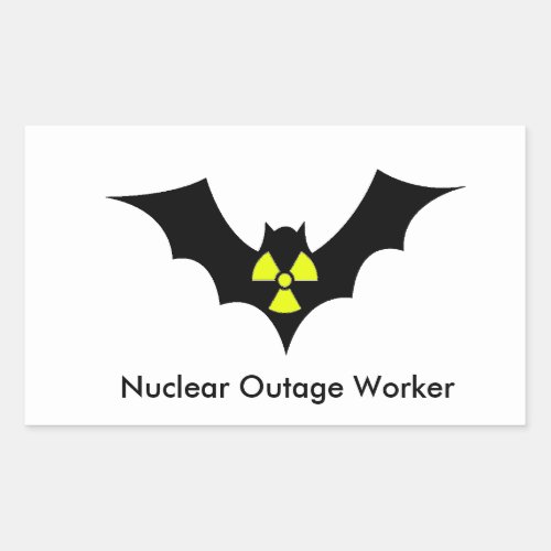 Outage Worker Rectangular Sticker
