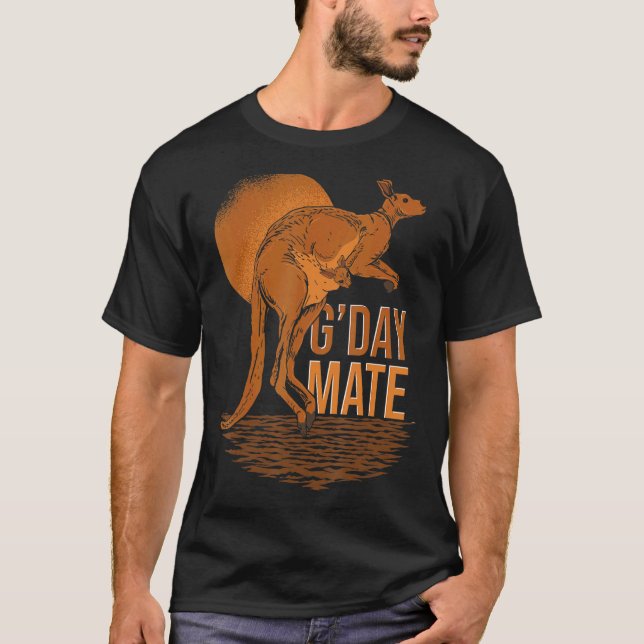 Outback Animal   Australia Animal   Kangaroo T-Shirt (Front)