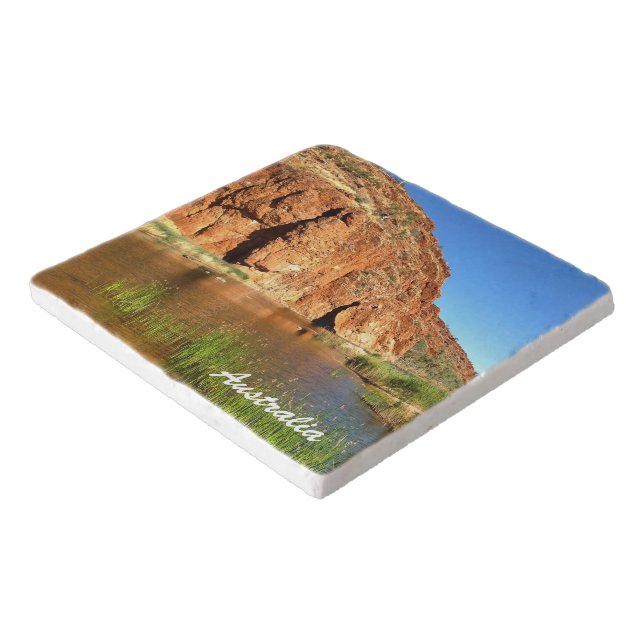 Outback Australia stone trivet (Corner)