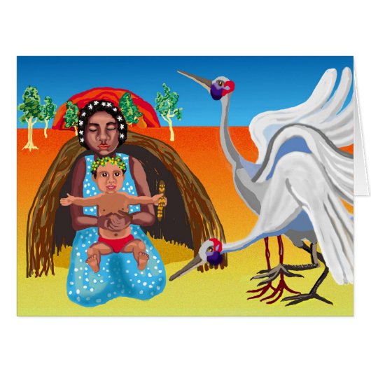 Outback Australian Nativity Cards (Front Horizontal)