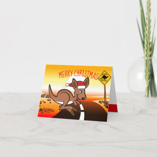 Outback Christmas Holiday Card (Front)