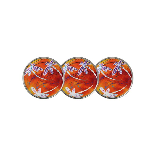 Outback Dragonfly Dance Golf Ball Marker (3 Up)