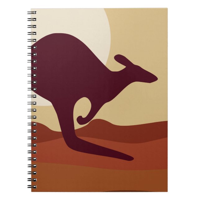 Outback kangaroo notebook (Front)