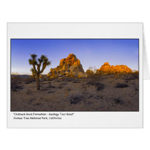 " Outback Rock Formation - Geology Tour Road " Cards