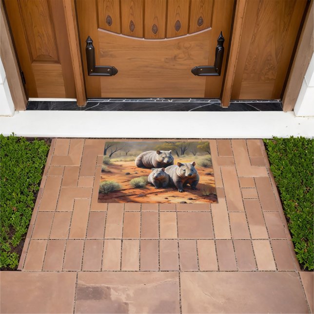 Outback Trio: Wombat Wanderers, Doormat (Outdoor)