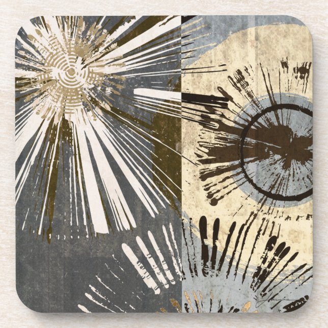 Outburst Tiles I Beverage Coaster (Front)