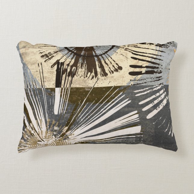 Outburst Tiles I Decorative Pillow (Front)