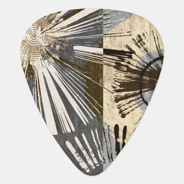 Outburst Tiles I Guitar Pick (Front)
