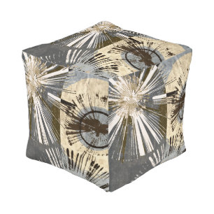 Outburst Tiles I Pouf