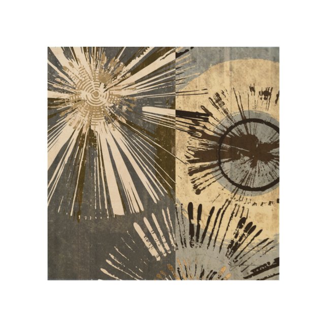 Outburst Tiles I Wood Wall Decor (Front)