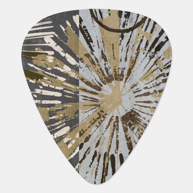 Outburst Tiles III Guitar Pick (Front)