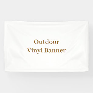 Outdoor 3' x 5' Vinyl Banner