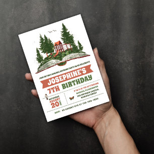 Outdoor Adventure Birthday Party Invitation