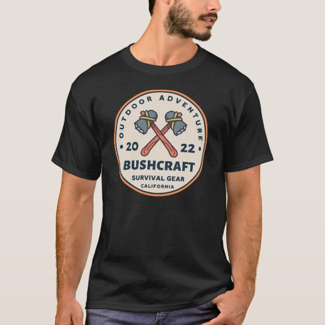 Outdoor Adventure Bushcraft Survival T-Shirt (Front)