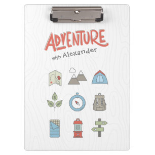 Outdoor Adventure Camping Clipboard