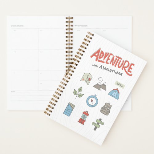 Outdoor Adventure Camping Graphic Planner