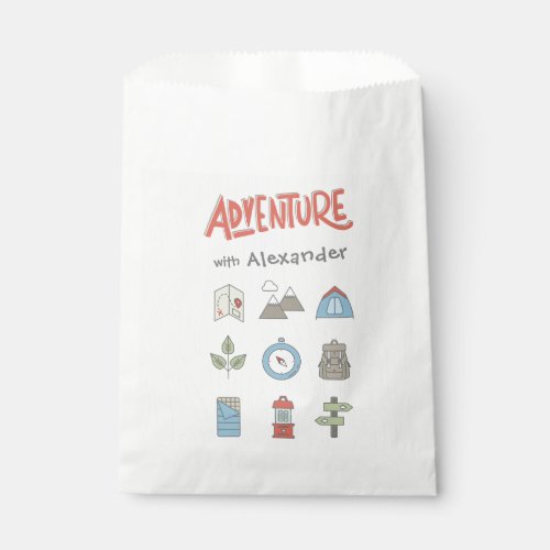 Outdoor Adventure Camping Kids Party Favor Bag