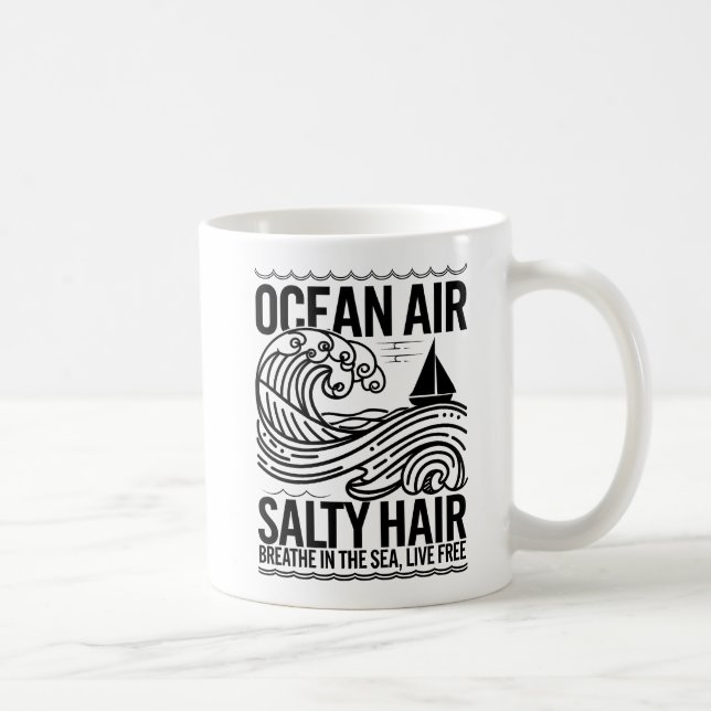 Outdoor Adventure Camping Therapy Art  Coffee Mug (Right)