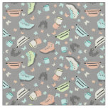 Outdoor Adventure Collage Patterned Fabric