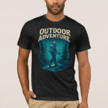 Outdoor Adventure Hiking Forest Design T-Shirt