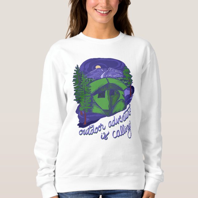 Outdoor Adventure is Calling Sweatshirt (Front)