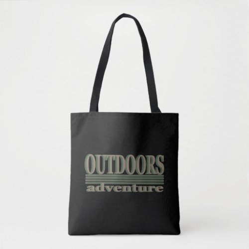 outdoor adventure lover tote bag