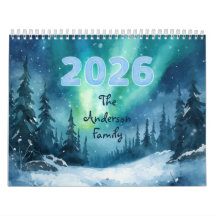Outdoor Adventure Photo Calendar 2026 Family