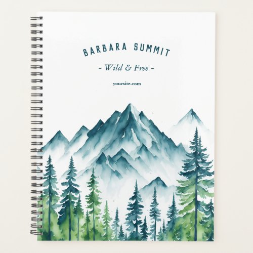 Outdoor Adventure Travel Guide Mountain Pine Planner