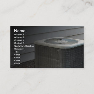 outdoor air conditioner unit business card